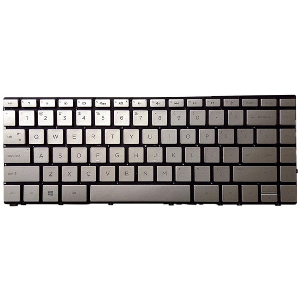 US Version Keyboard with Keyboard Backlight for HP Spectre x360 13-w series 13-w013dx 13-w014dx 13-w023dx 13-w063nr 13-W010CA 13-W020CA (Silver)