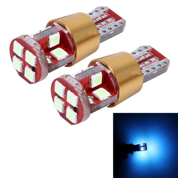2 PCS T10 3W Constant Current Car Clearance Light with 12 SMD-3030 Lamps, DC 9-18V(Ice Blue Light)