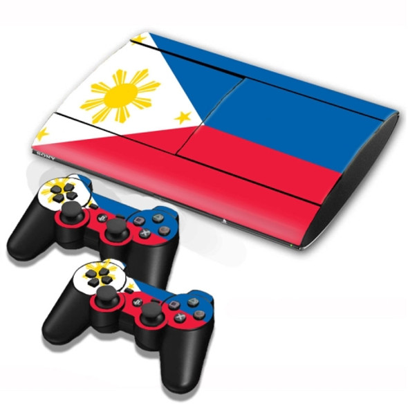Philippine Flag Pattern Decal Stickers for PS3 Game Console