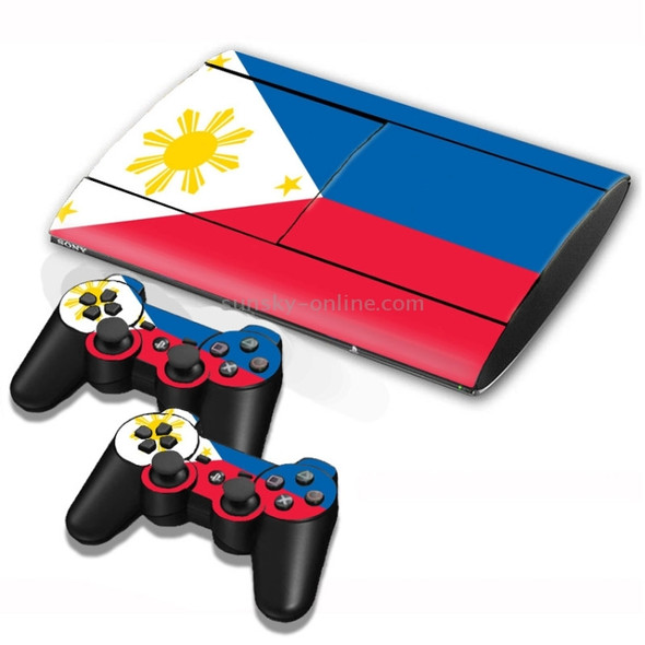 Philippine Flag Pattern Decal Stickers for PS3 Game Console
