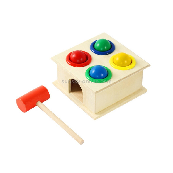 Baby Early Education Intellectual Toy Percussion Knocking Table, Size: 12*12*10cm