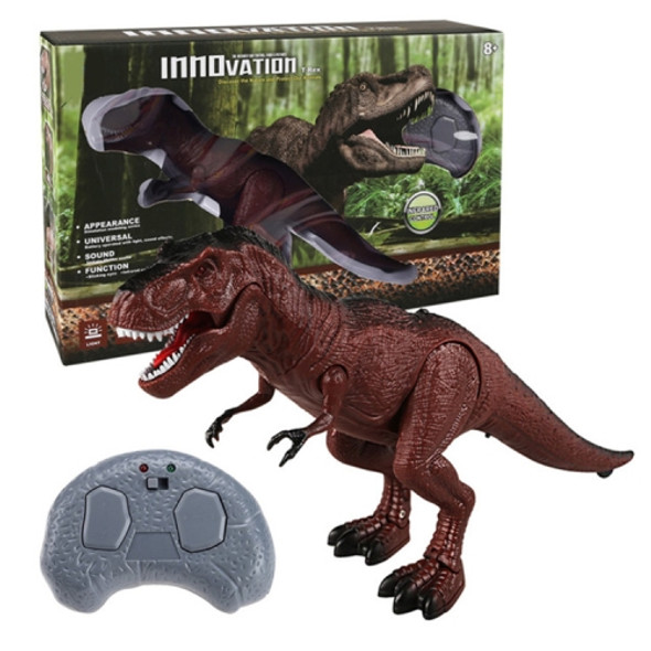 Walking Remote Control Tyrannosaurus Dinosaur Christmas Toy Light Sound Action Figure Infrared(Tyrannosaurus Rex)