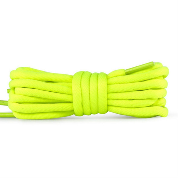 5 Pairs Bold Round Sneakers Casual Shoes Rope, Length:120cm(Green)