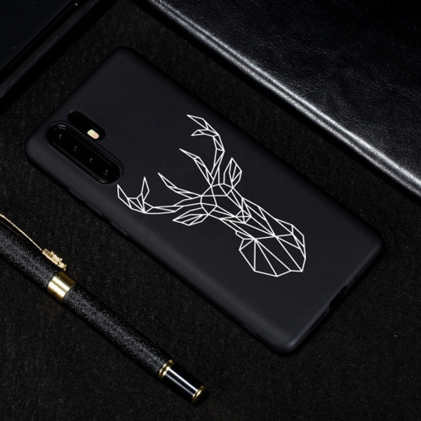 Elk Painted Pattern Soft TPU Case for Huawei P30 Pro