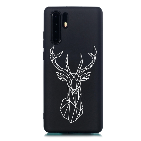 Elk Painted Pattern Soft TPU Case for Huawei P30 Pro
