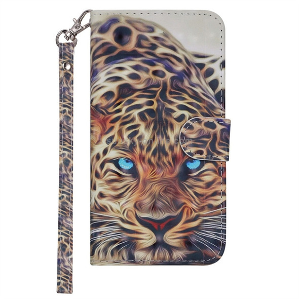 Leopard Pattern Colored Drawing Horizontal Flip Leather Case for Huawei P30 Lite, with Holder & Card Slots & Wallet & Lanyard