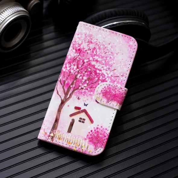 3D Painting Pattern Coloured Drawing Horizontal Flip PU Leather Case with Holder & Card Slots & Wallet For Nokia 6.1 Plus /  X6(Tree House)