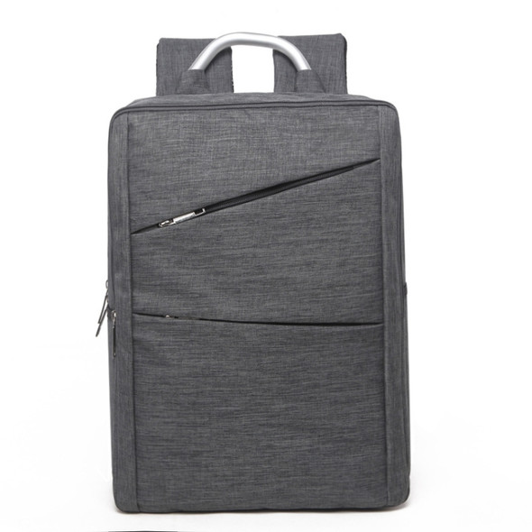 Universal Multi-Function Oxford Cloth Laptop Computer Shoulders Bag Business Backpack Students Bag, Size: 40x28x12cm, For 14 inch and Below Macbook, Samsung, Lenovo, Sony, DELL Alienware, CHUWI, ASUS, HP(Grey)