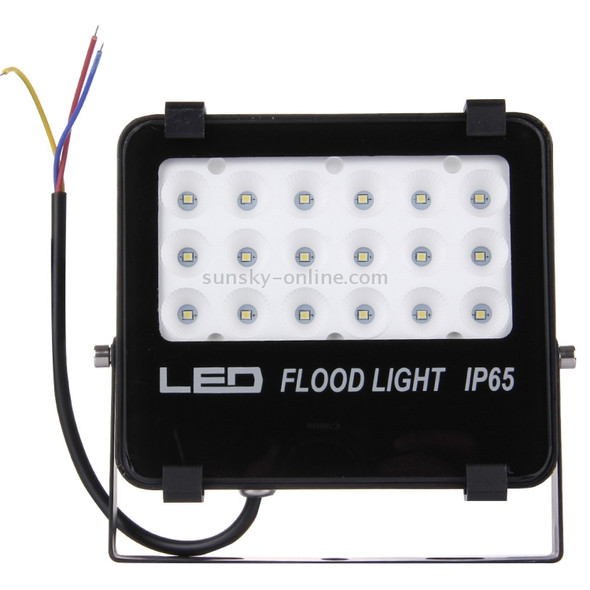 20W 2400LM SMD-3528 Floodlight Lamp, IP65 Waterproof 18 LED, AC 85-265V(Warm White)