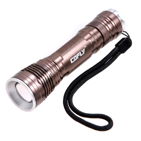 KX-F629 900LM Flashlight, Cree XM-L T6 LED, 5-Mode, White Light(Brown)