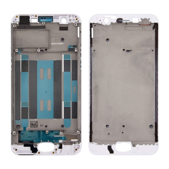 Front Housing LCD Frame Bezel Plate for OPPO A57(White)