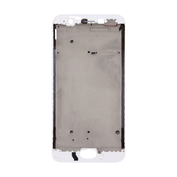 Front Housing LCD Frame Bezel Plate for OPPO A57(White)