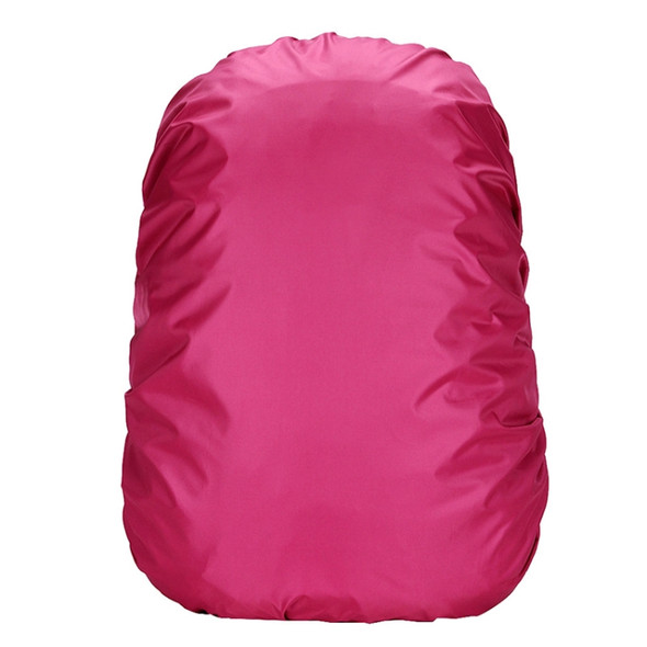 45L Adjustable Waterproof Dustproof Backpack  Rain Cover Portable Ultralight Protective Cover(Pink)