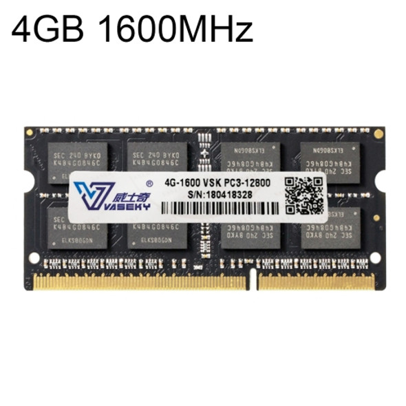 Vaseky 4GB 1600MHz PC3-12800 DDR3 PC Memory RAM Module for Laptop