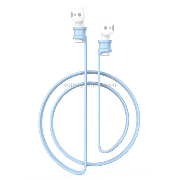 For Xiaomi Air 2 Earphone Silicone Lanyard Anti-lost Rope(Sky Blue)