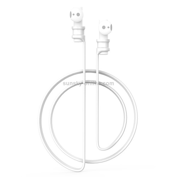 For Xiaomi Air 2 Earphone Silicone Lanyard Anti-lost Rope(White)