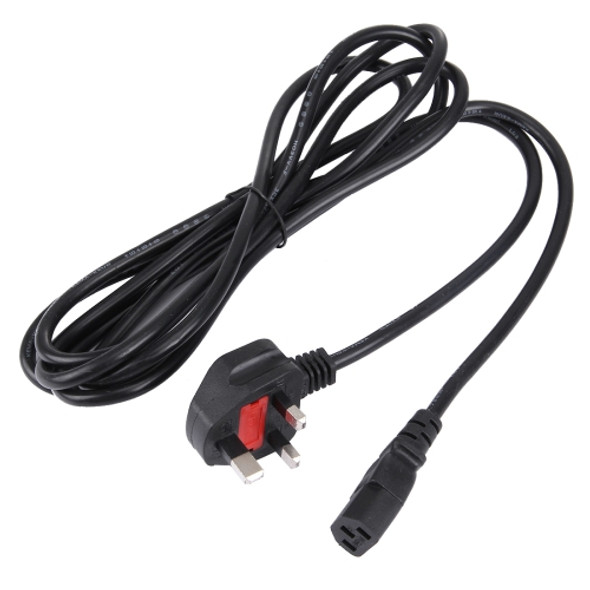 BS-1363/A LP-60L UK Plug to C13 Power Cable with Fuse for PC & Printers & Scanner, Length: 3m