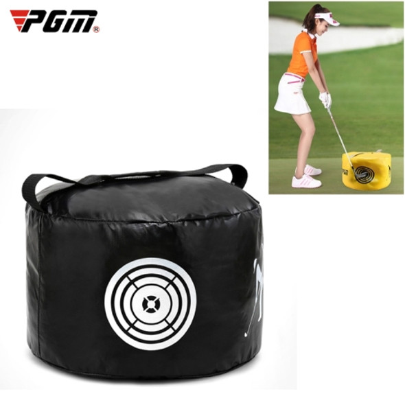 PGM Multi-Function Golf Power Impact Waterproof Practice Training Smash Hit Strike Bag Trainer Exercise Package, Size: 26 x 44cm (Black)