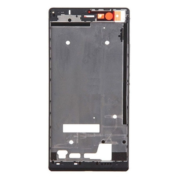 Front Housing Screen Frame Bezel for Huawei Ascend P7(Black)