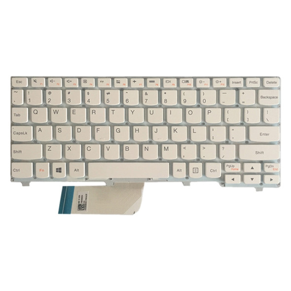 US Version Keyboard for Lenovo ideapad 100S 100S-11IBY(White)