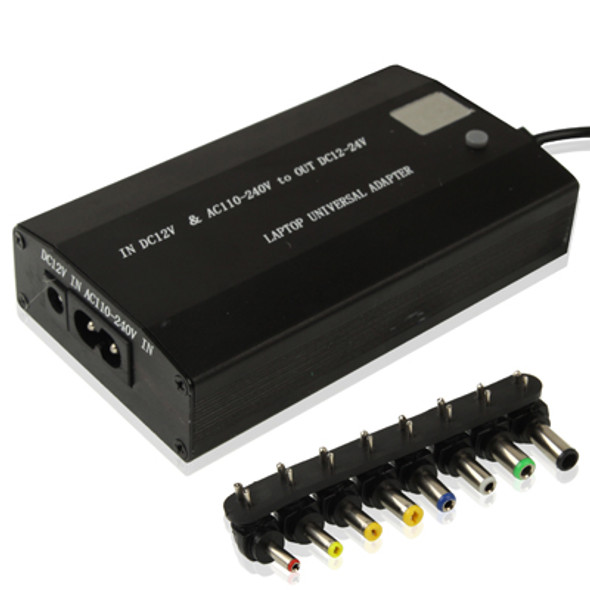 100W Universal Laptop AC / DC Adapter, Convenient Exchange Voltage, with USB 5V Port