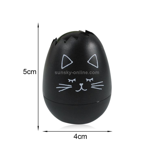 4 PCS Creative Cartoon Animal Egg Correction Tape Student Stationery School Supplies(Black Cat)