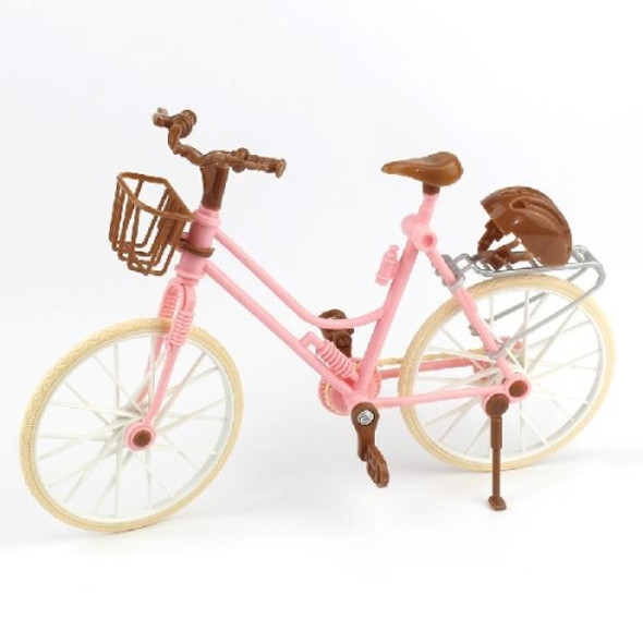 3 PCS Dollhouse Beautiful and Stylish Detachable Children Toy Bicycles(Pink)
