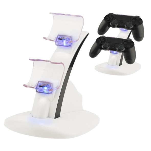 IPLAY LED Micro Dual Controller Holder Charger 2 LED Micro USB Handle Fast Charging Dock Station Stand Charger for PS4 Controller
