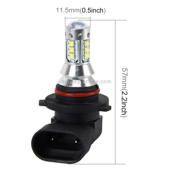 9005 50W 500 LM 6000K Car Fog Light with 16 CREE Lamps, DC 12V-24V (White Light)