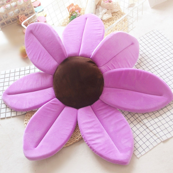 Foldable Bathtub Blooming Sink Lotus Flower Bath Mat Pad for Newborn Baby, Size: 80cm x 80cm x 5cm(Purple)