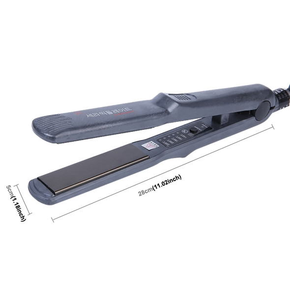 Flat Iron Electric Curling Hair Straightener, Size: Large, US Plug