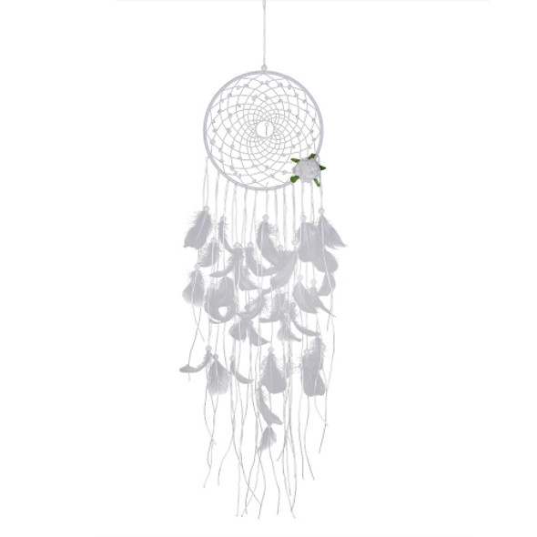 MS0011CD White Flowers Christmas Lantern Dreamcatcher Hanging Holiday Gift Party Decoration with 2m Lamp