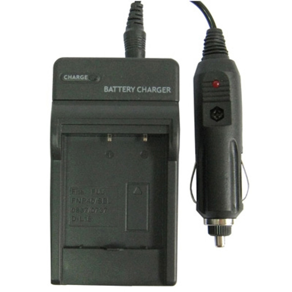 Digital Camera Battery Charger for FUJI FNP40/ SBL0837/ 0737/ D-L18(Black)