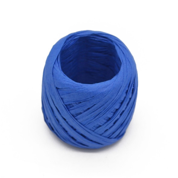 3 PCS 20M Paper Rope Raffia Ribbon Natural Lace Rope Gift Box Wrapping DIY Decoration( Blue)