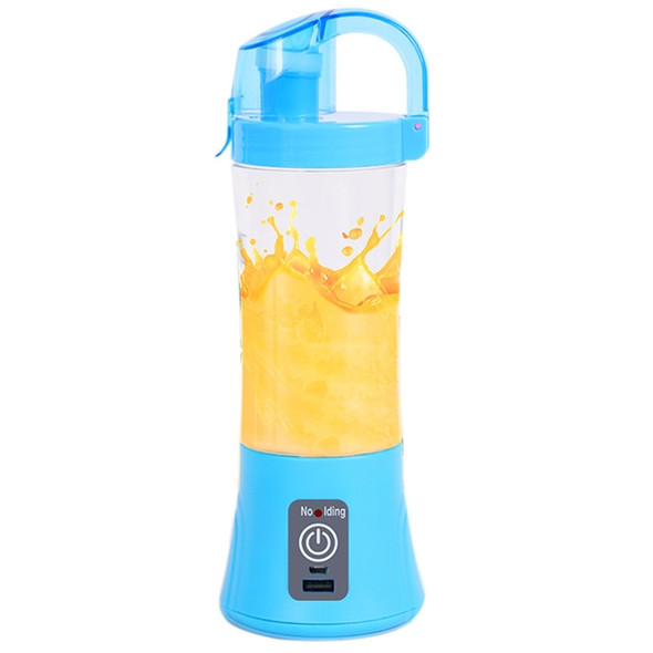 2 PCS Juicer Cup Electric Mixer Bottle USB Rechargeable Blender, Capacity:380ml(Blue)