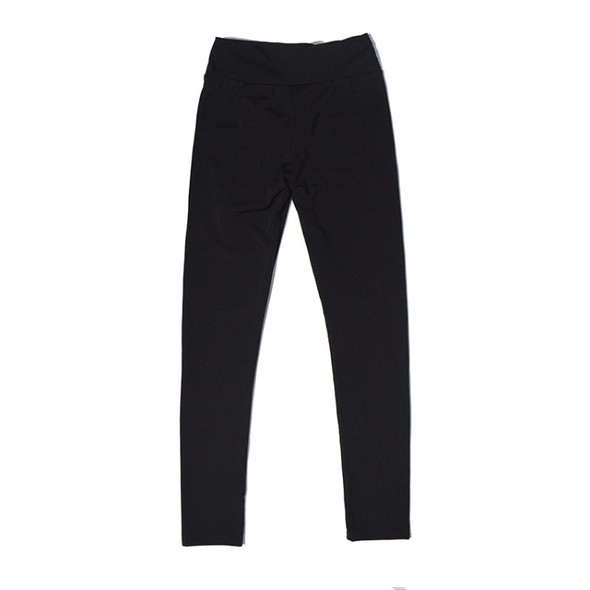 Elastic Movement Folds Bottoming Yoga Pants (Color:Black Size:XL)