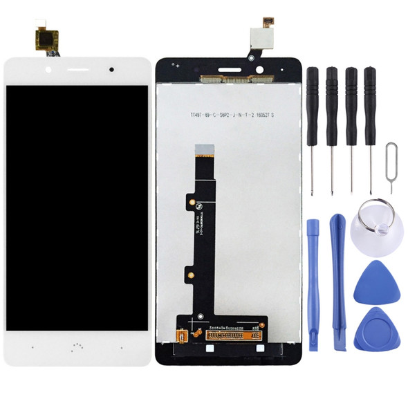 LCD Screen and Digitizer Full Assembly for BQ Aquaris X5 Plus(White)