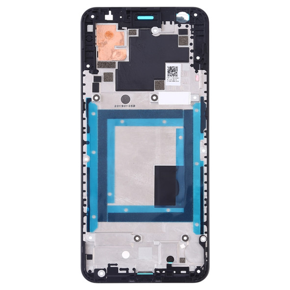 Front Housing LCD Frame Bezel Plate for Google Pixel 3a(Black)