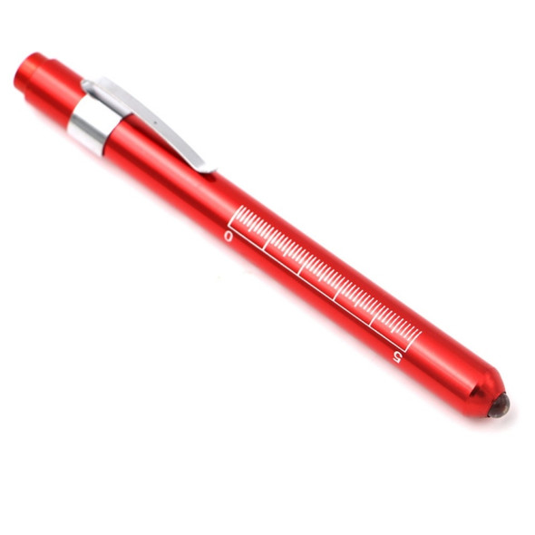 5 PCS Mini Pocket Penlight Torch Light LED Flashlight Mouth Ear Care Inspection Lamp(Red)