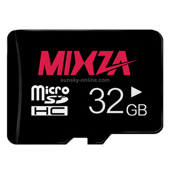 MIXZA 32GB High Speed Class10 Black TF(Micro SD) Memory Card