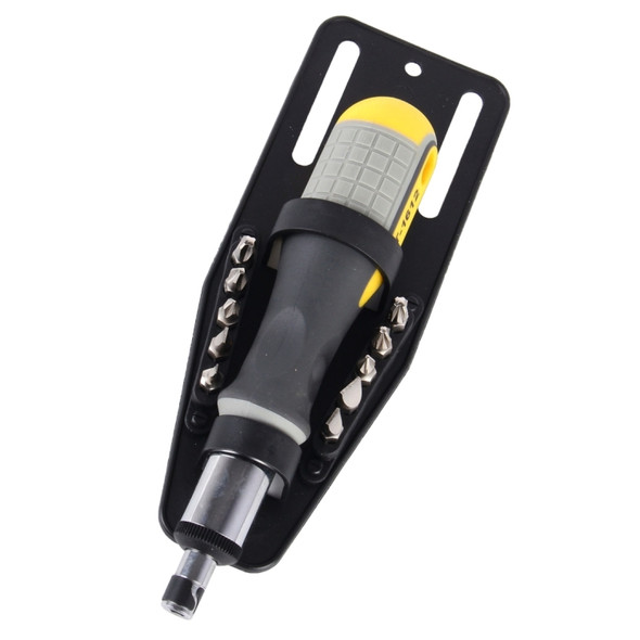 Multibit Ratcheting Screwdriver with 10 Assorted Bits