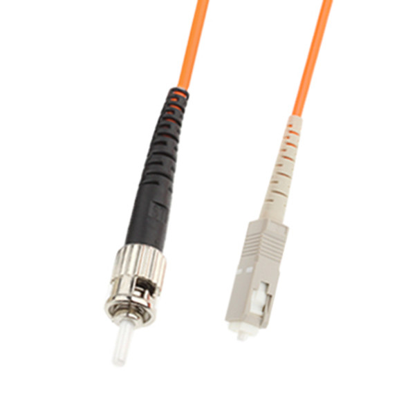 SC-ST Single-Core Multi Mode Fiber Optic Jumper, Length: 3m