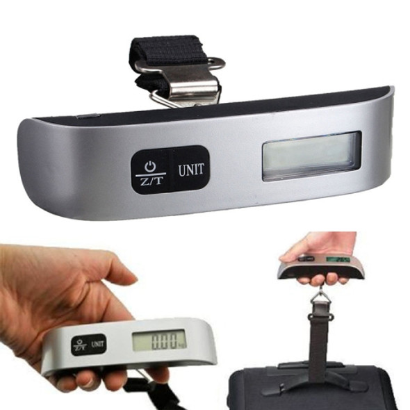 Mini Handheld Luggage Electronic scales with Zero and Tare(Black)