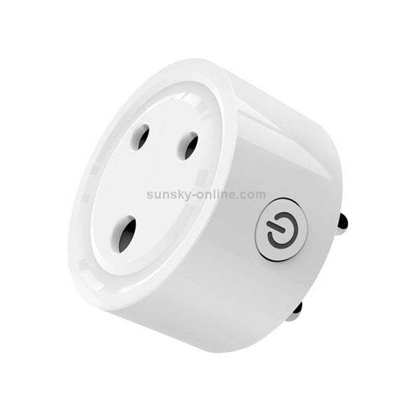 10A Mini Smart WiFi Socket Small South Africa Plug Remote Control Timer Switch Electrical Power Adapter with Alexa