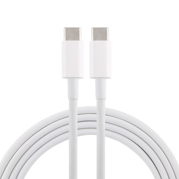 PD 5A USB-C / Type-C Male to USB-C / Type-C Male Fast Charging Cable, Cable Length: 2m (White)