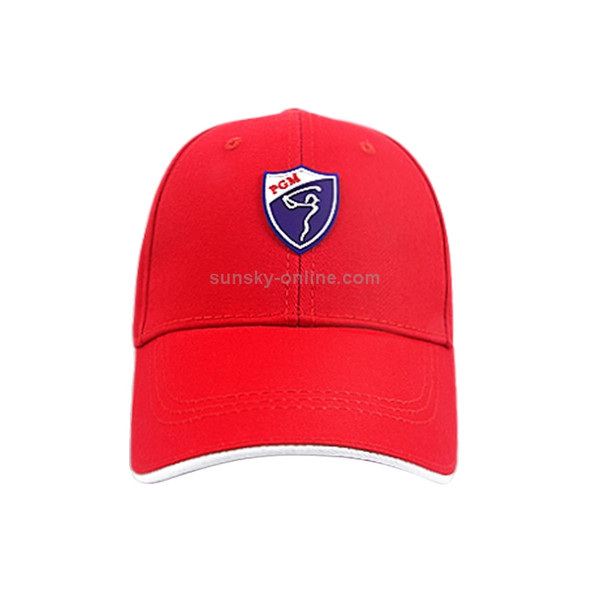 PGM Golf Top Sports Shade Leisure Ball Cap Shade Hat (Red)