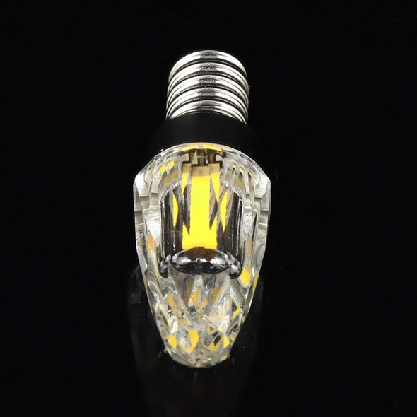 YWXLight E12 4W COB LED Lighting Filament Glass Bulb, AC 110-130V (Cold White)