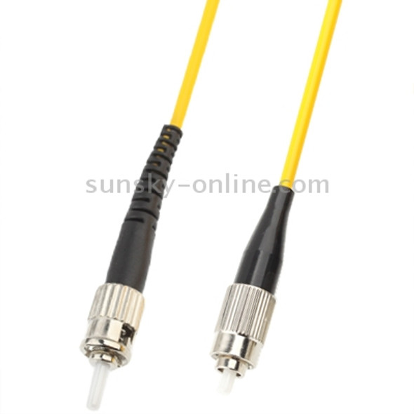 FC-ST Single-Core Single Mode Fiber Optic Jumper, Length: 3m