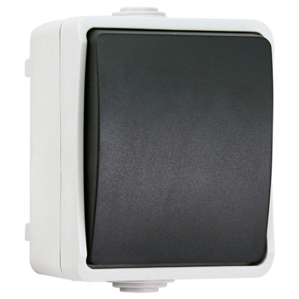IP44 Waterproof Kitchen Bathroom Single Control Switch, EU Plug