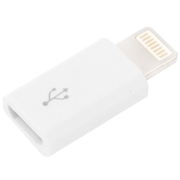 Micro 5 Pin USB to Charge & Data Transfer Adapter, Suitable for iPhone 6 & 6 Plus, iPhone 5 / iPod touch 5 / iPad mini / mini 2 Retina / iPad 4(White)